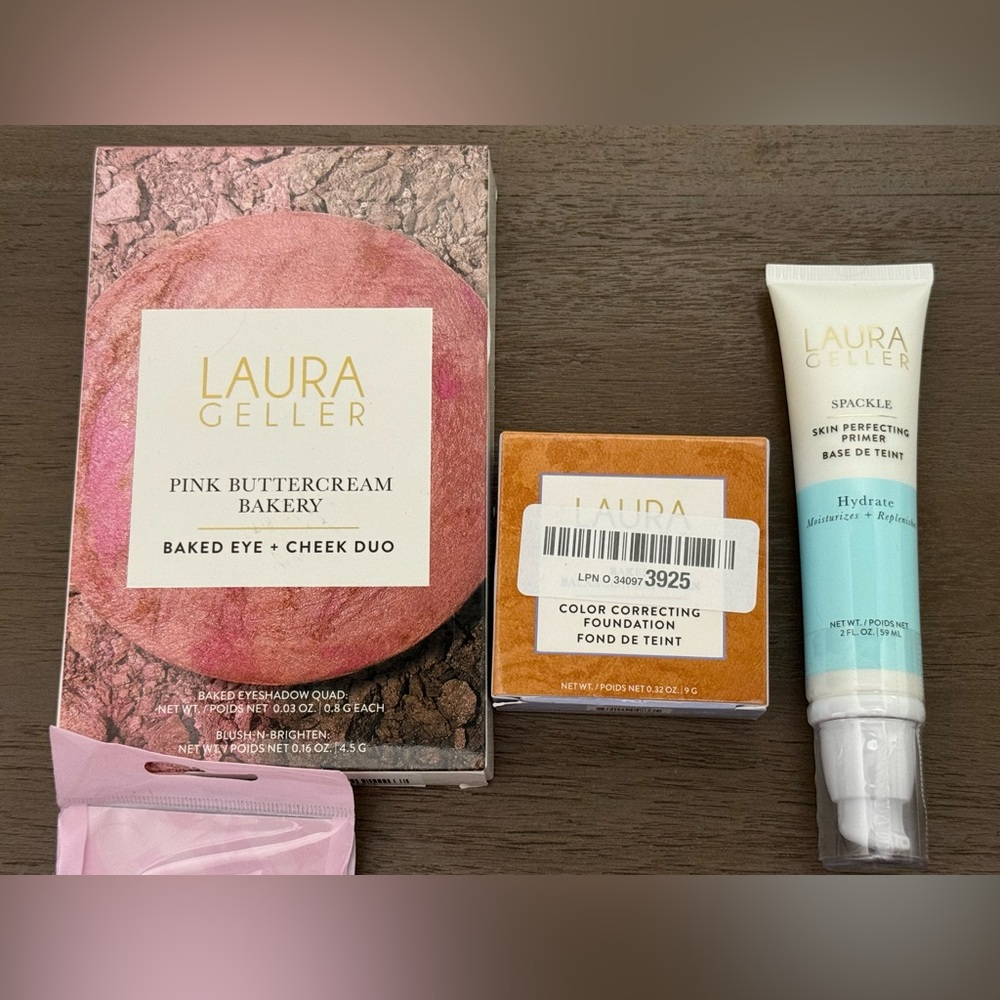 Lot Of 6‼️Laura Geller Makeup Lot, 3 Makeup Brushes, Foundation, Primer, Etc. - Picture 3 of 9